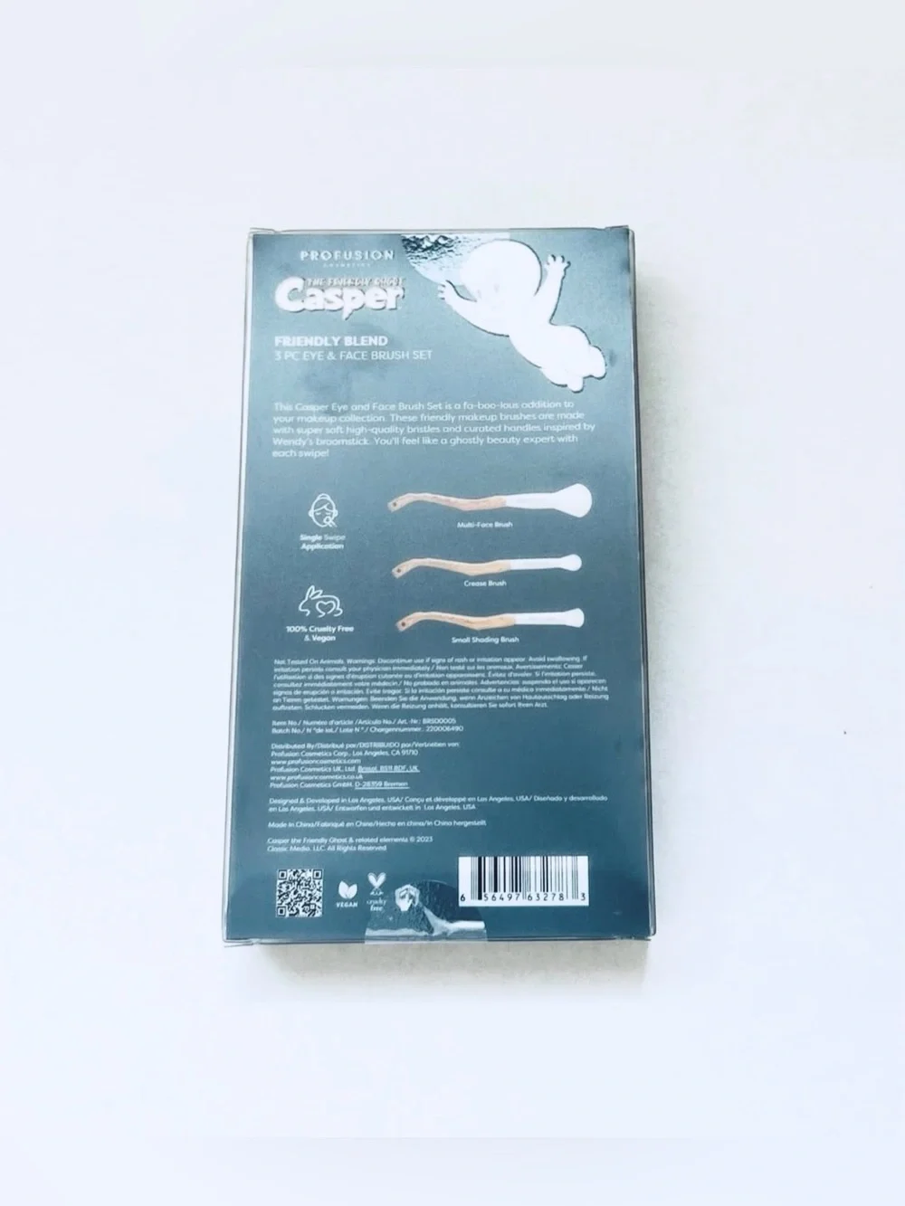 Profusion Cosmetics Casper the Friendly Ghost Eye & Face Brush Set